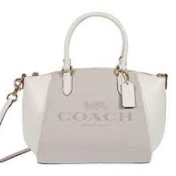 💗SOLD - SOLD ON AMAZ ⭐COACH Horse &Carriage Jacquard Elise Satchel 0669 - Picture 2 of 16